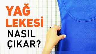 Yağ Lekesi Nasıl Çıkar? - YouTube