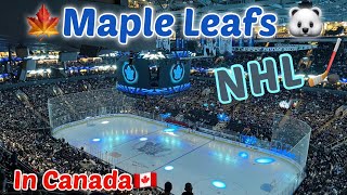 【アイスホッケー観戦】#47 NHL/メイプルリーフス観戦🇨🇦🍁🐻‍❄️🧊🏑🥅💙🤍