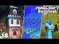 Let's Play Minecraft Survival : Village Library &amp; Ocean Monument Adventure!