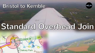 How To Fly The Standard Overhead Join | Bristol To Kemble | PA28 Flight Vlog