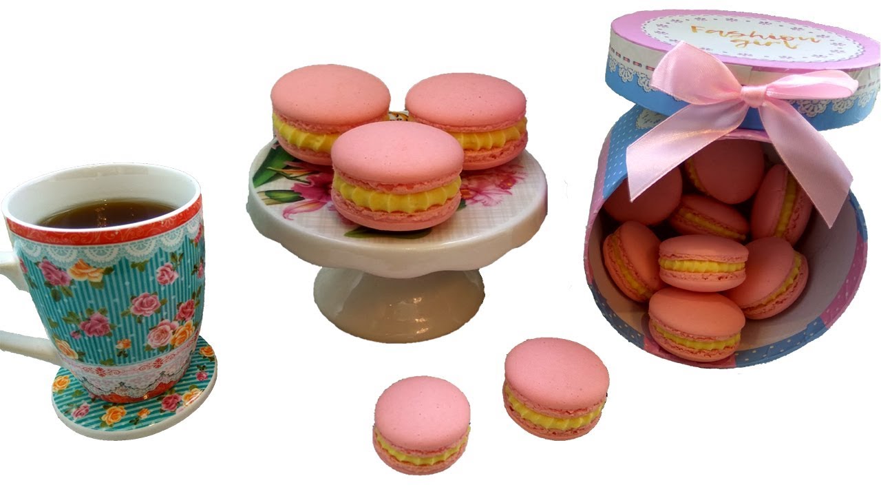 MAKARON-Fransiz sirniyyati. Makaron pirojnasi,pecenyesi.МАКАРОН - миндальное пирожное