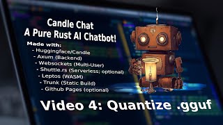 Create safetensors and quantized files for Candle Chat (Pure Rust AI Chat Bot with a WASM frontend).