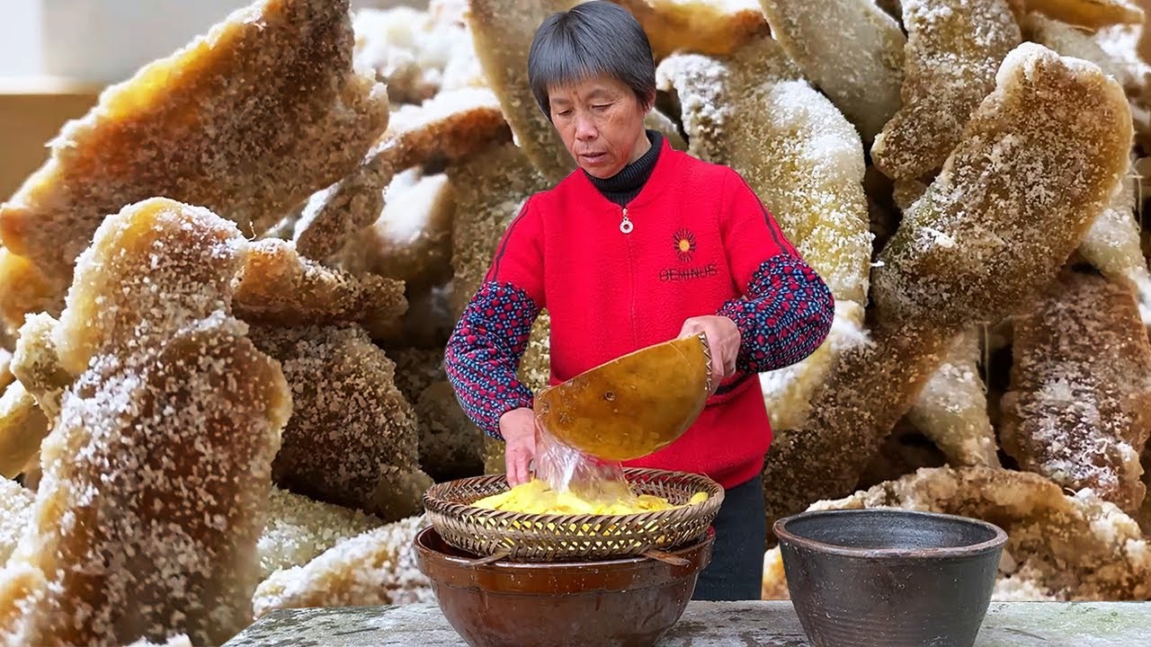 阿嬷用石灰做姜片糖，清脆辣爽甘甜美味，是童年零食也是传统年货丨Ginger Candy【闽湖阿嬤Fujian Grandma】