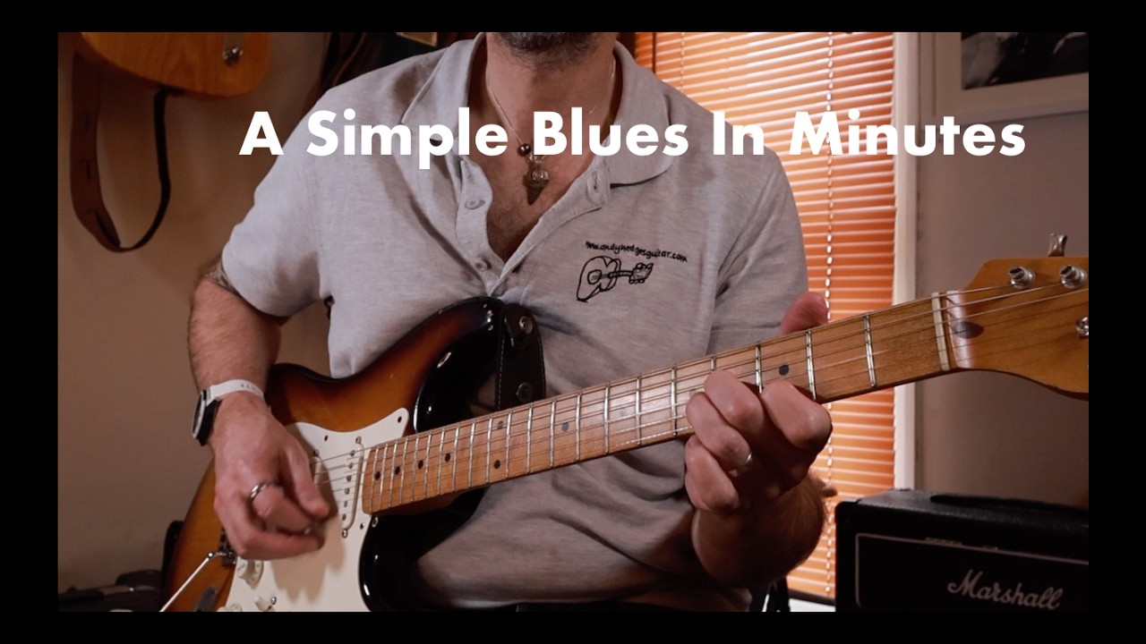 Beginners Guide To The Blues In E (Dominant 7 Chords, Easy Lesson)