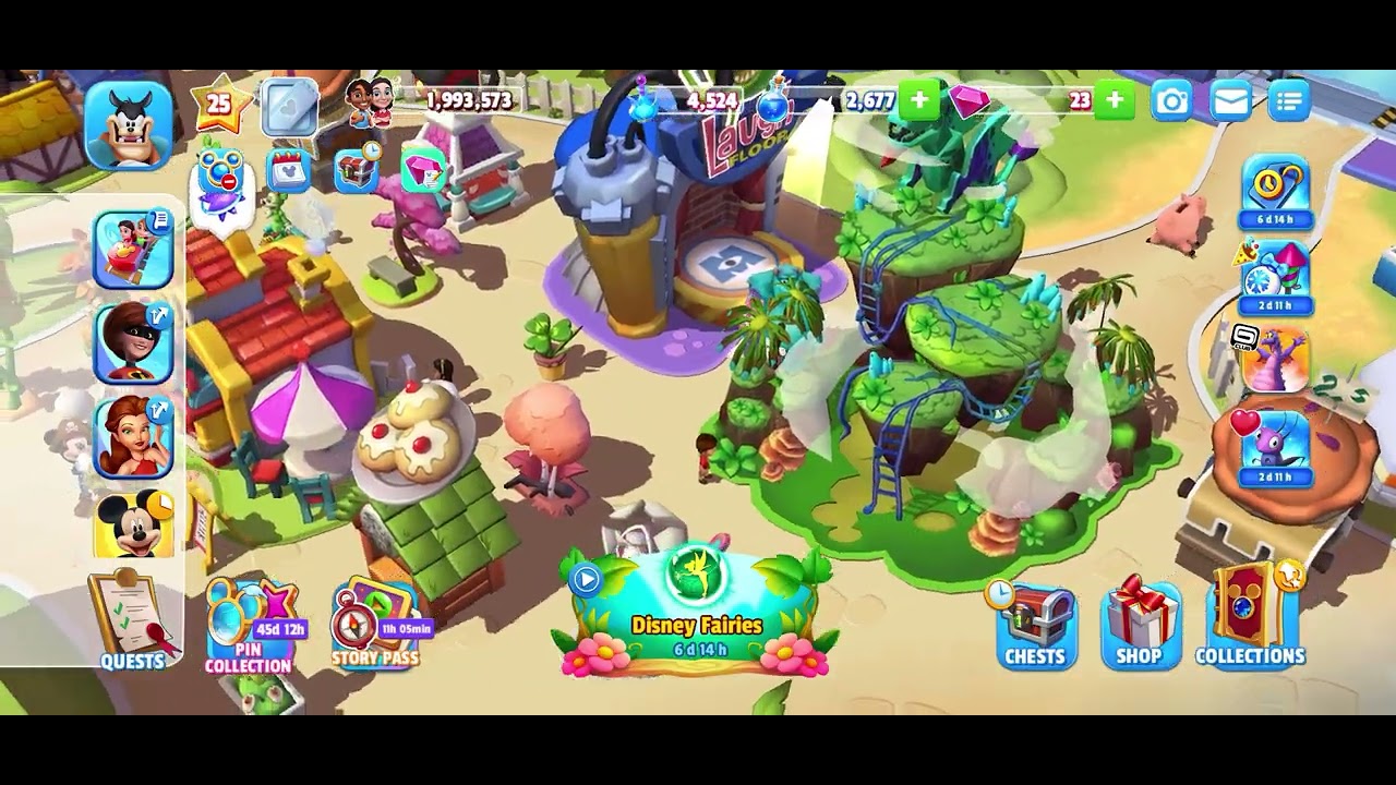 Disney Magic Kingdom yesterday I use my gems to buy it, I got Ray and New Costume Tiana Adventurer!