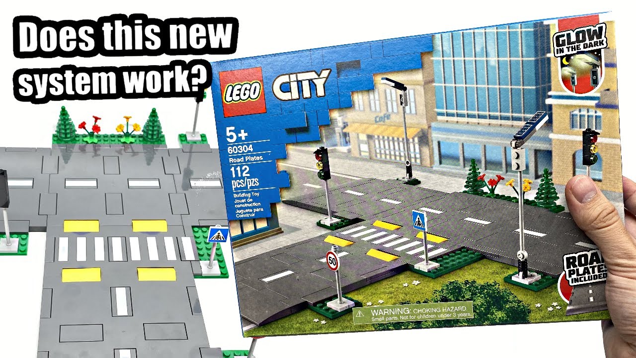 LEGO City Road Plates review! 2021 set 60304! 