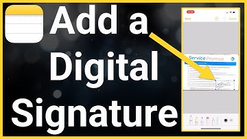 How To Add Signature To iPhone Notes