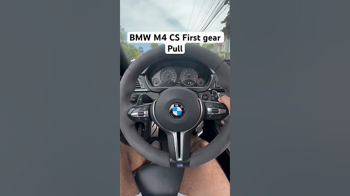 BMW M4 CS First Gear Pull #bmw #m4cs