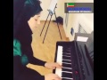 Makka Sagaipova Playing Keyboard (Piano Class-2014) Chechen Music-95