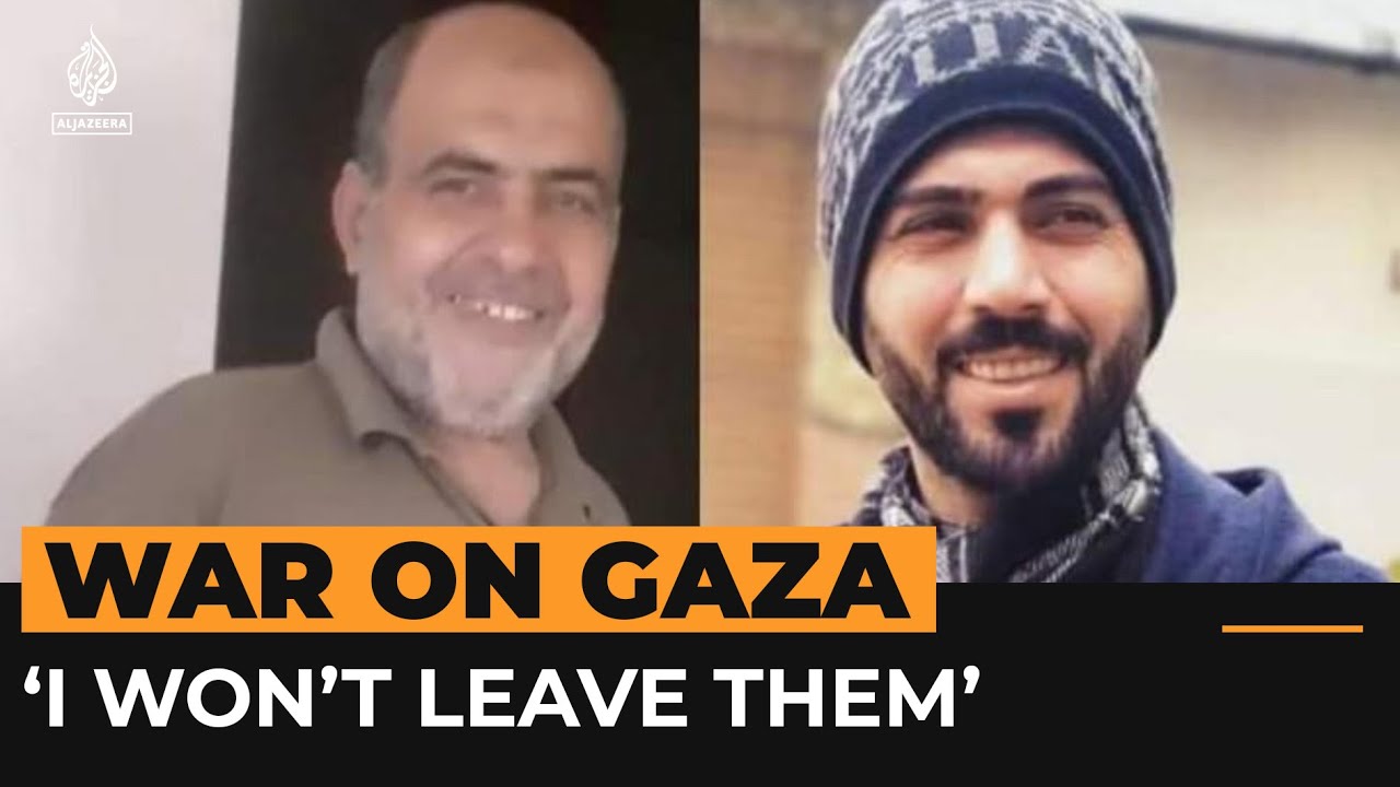 رجل فلسطيني يخاطر بحياته لدفن جيرانه في غزة | قناة الجزيرة الإخبارية