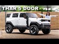 Finally . . . 🥳 THAR 5 DOOR Launched 😍🥳