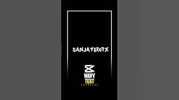 How I Create Wavy Text Tutorial in Capcut 🗿❤️‍🔥 #capcut #edit #tutorial