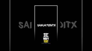 How I Create Wavy Text Tutorial in Capcut 🗿❤️‍🔥 #capcut #edit #tutorial