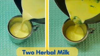2 Herbal Milk for cold and cough | Golden milk | Turmeric Milk | Garlic milk|milk for cold and cough
