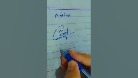 #signature for Naima #iqra #shorts #viralreels #youtubeshort #viralreels