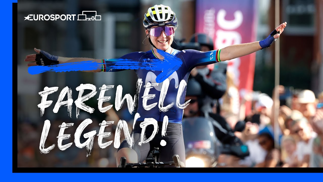 LEGEND! Annemiek van Vleuten Crosses The Finish For The Final Time As A Professional Cyclist 🏁