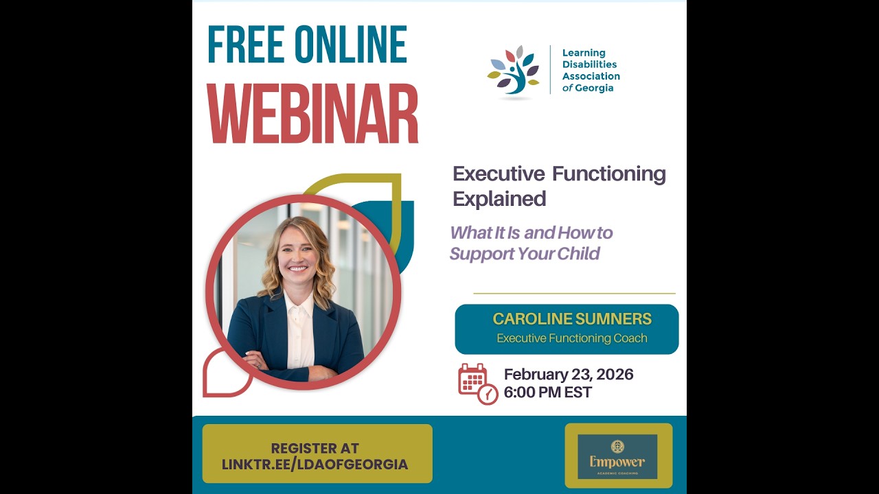 Webinar: Executive Functioning Explained