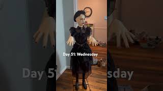 116 Animatronics in 116 Days: Day 51: Wednesday #addamsfamily #halloweenanimatronics