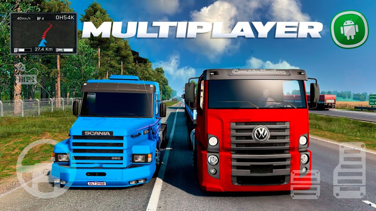 JOGO DE CAMINHÕES BRASILEIROS MULTIPLAYER - ATUALIZAÇÃO ROTAS DO BRASIL ONLINE