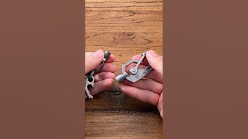 Why Use a Regular Key Ring When Titanium Can Do This? #edc#keyring  #edcorganizer #tacticaledc