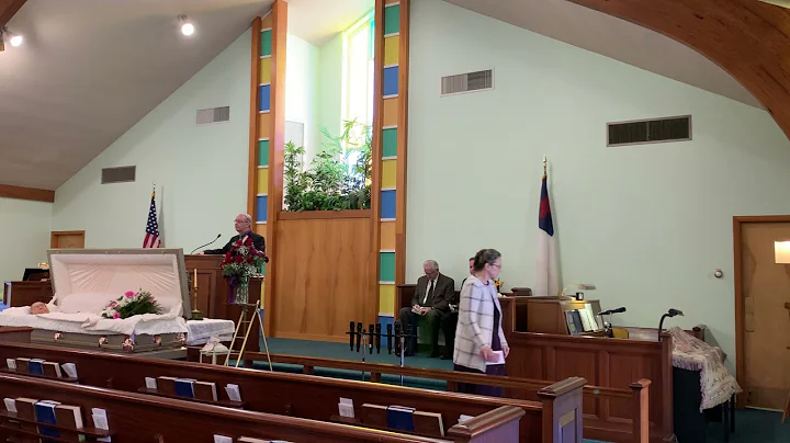 Funeral service for Ruth Muir Ewing
