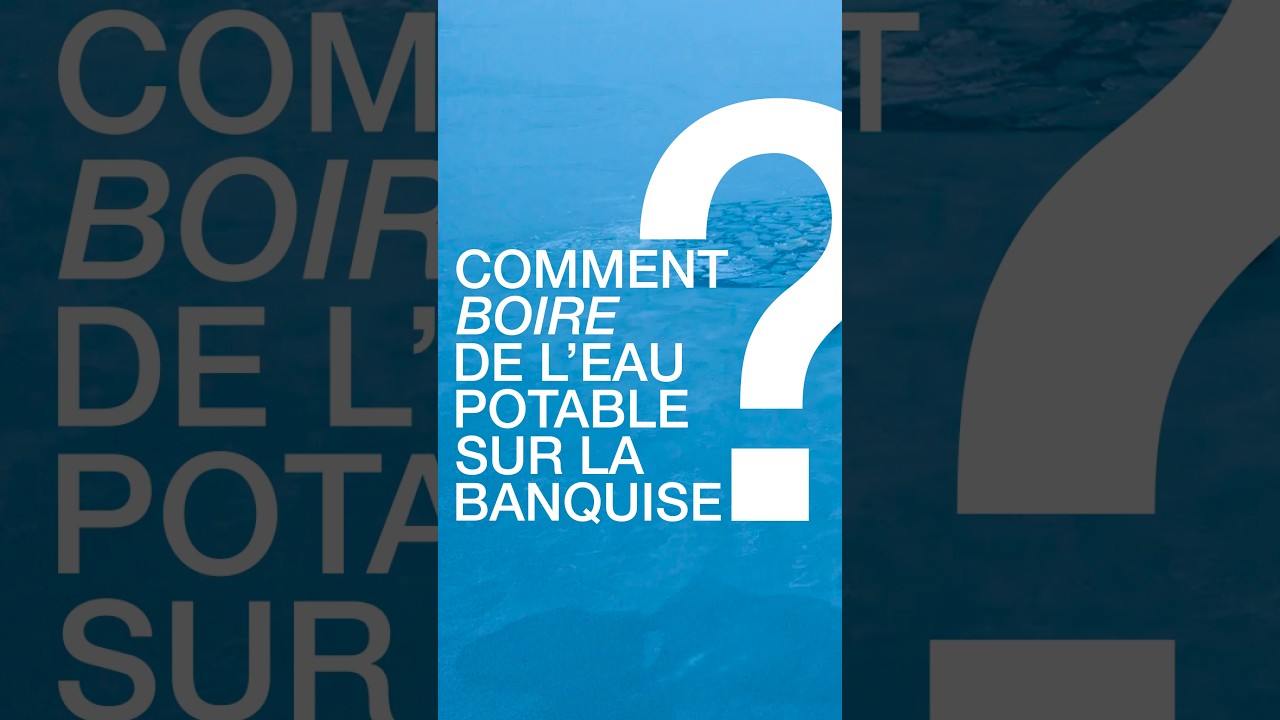 L'eau douce à bord de Tara Polar Station