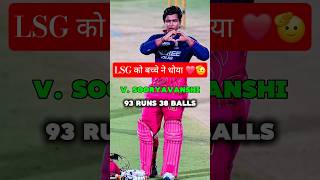 💀RR vs LSG IPL Match Highlights 2026 #shorts #ipl