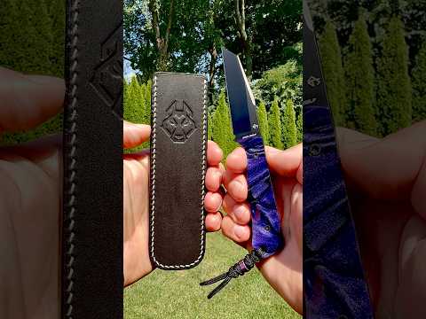 Jack Wolf Knives Collusion Kirinite Purple Wave - J.W. Kollab Series