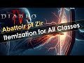 A Deep Dive Into Diablo 4 Itemization for the Endgame Abattoir of Zir for All Classes!
