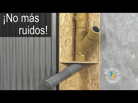 Aislamiento acústico del ruido de las bajantes de agua (Bricocrack)
