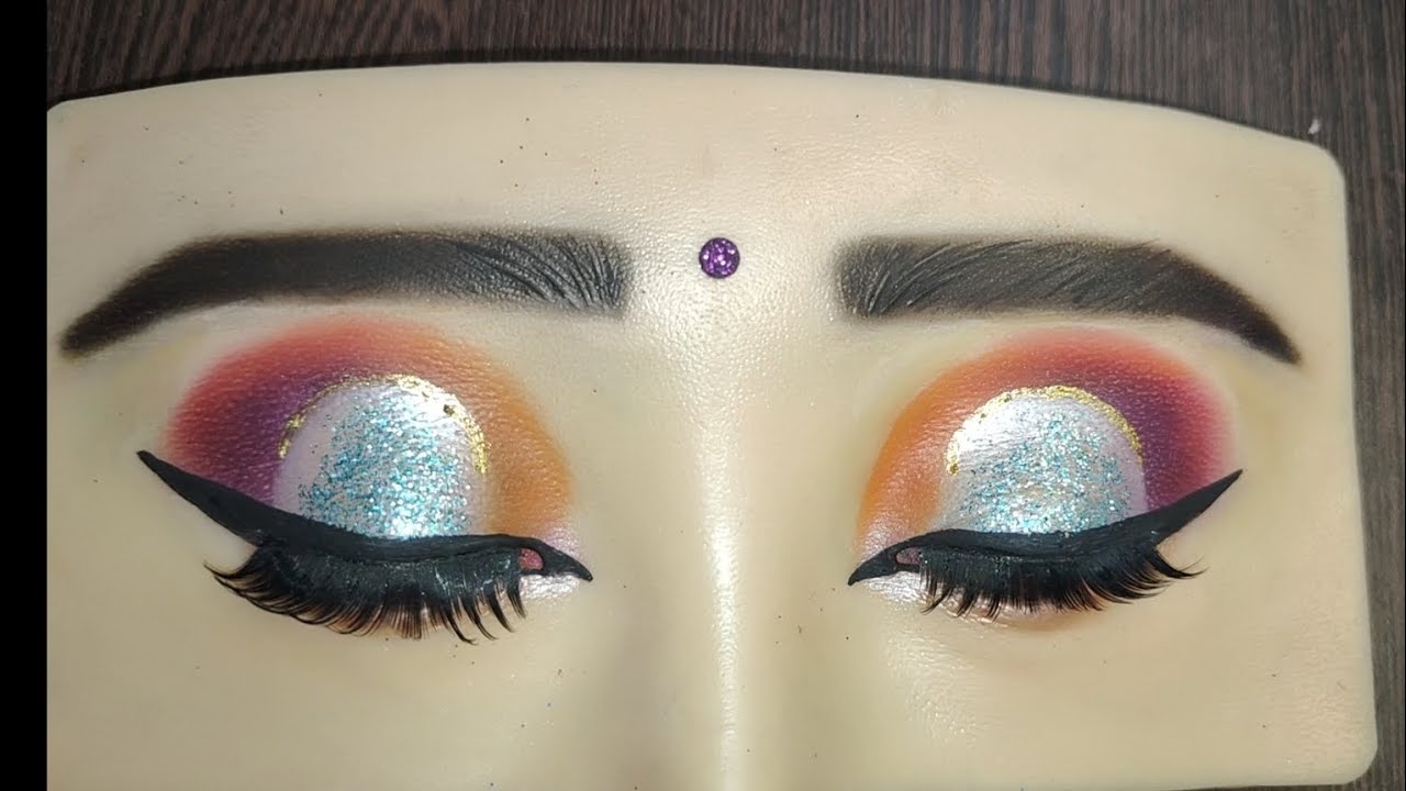Eye makeup tutorial for beginners on dummy //Step by step Eye Makeup Tutorial eyemakeup 