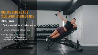 Incline Bench SA DB Side Lying Lateral Raise
