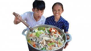 Bà Tân Vlog - Làm Nồi Lẩu Hải Sản Đặc Biệt Siêu To Khổng Lồ