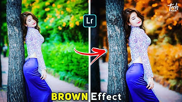 Moody brown effect in the photo with mobile | Adobe lightroom tutorial mobile | Tech Home