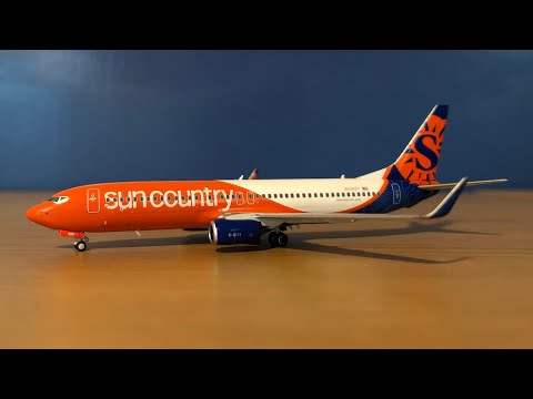 サンカントリー航空 Planetags B737 Sun_Country_737_CARD_Orange_51