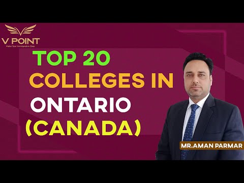 TOP 20 COLLEGES IN ONTARIO CANADA