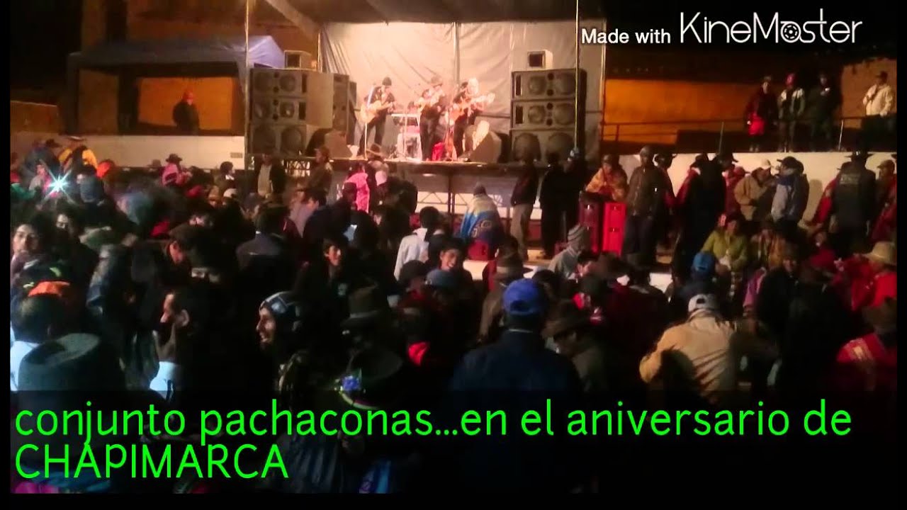 CHAPIMARCA -----conjunto pachaconas EN CONCIERTO