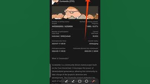 How to Participate in the Coretardio Airdrop CTO on the Satoshi App #satoshi