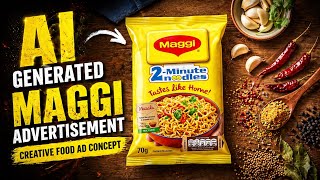 AI-Generated Maggi Advertisement | Creative Food Ad Concept (2026)