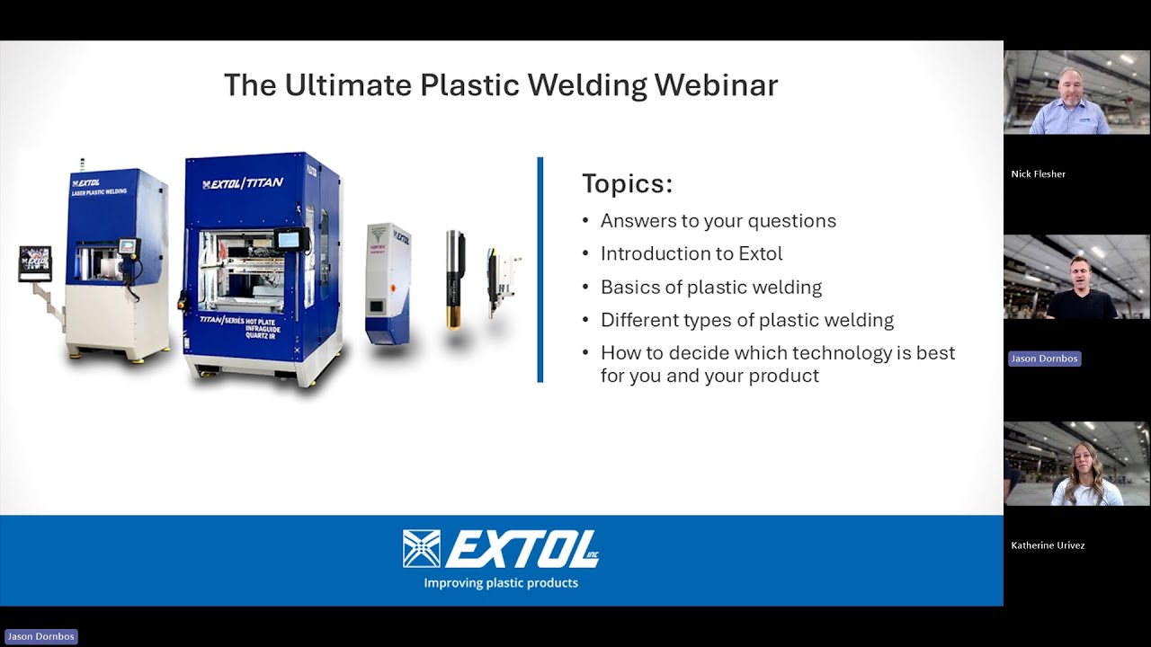 The Ultimate Plastic Welding Webinar