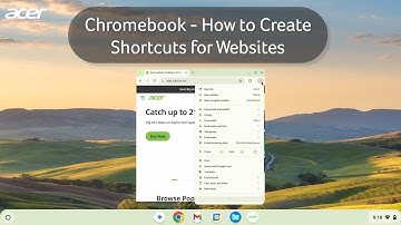 Chromebook - How to Create Shortcuts for Websites