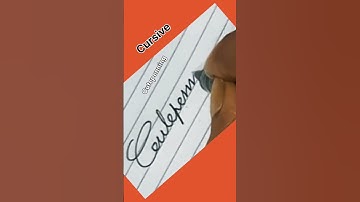 💃👉 Cursive Handwriting Practice / #cursive #handwriting #shorts
