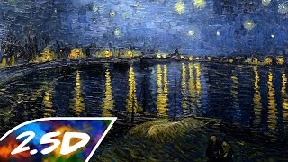 Starry Night Over the Rhone by Vincent Van Gogh 2.5D (Parallax)