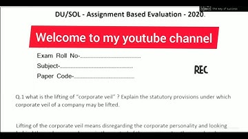 b.com 2 nd year Sol assignment Company and compensation law solved pdf