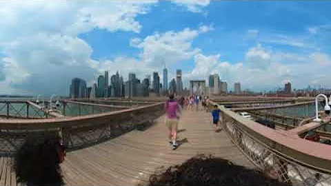 Brooklyn Bridge Time-lapse [360° VR]