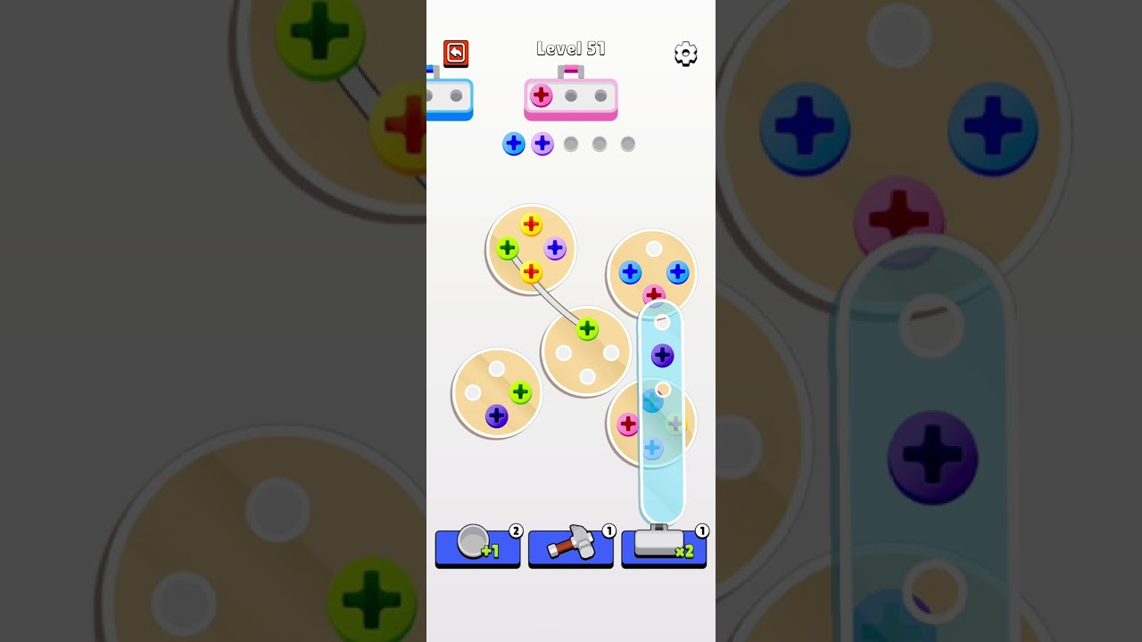 Screw Jam Level 51 Walkthrough Solution