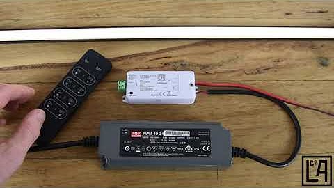 Pairing a Wireless RF Receiver to a Four Zone Single Colour Wireless Remote