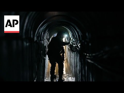 Israel shows tunnels under Gaza headquarters of UN agency for Palestinian refugees