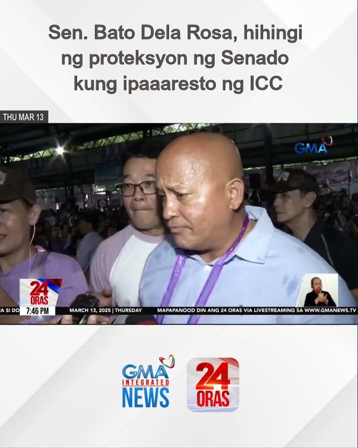 Sen. Bato Dela Rosa, hihingi ng proteksyon ng Senado kung ipaaaresto ng ICC | 24 Oras