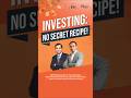 Investing : No Secret Recipe! | Mr. Rajiv Maniar | @HDFCMF